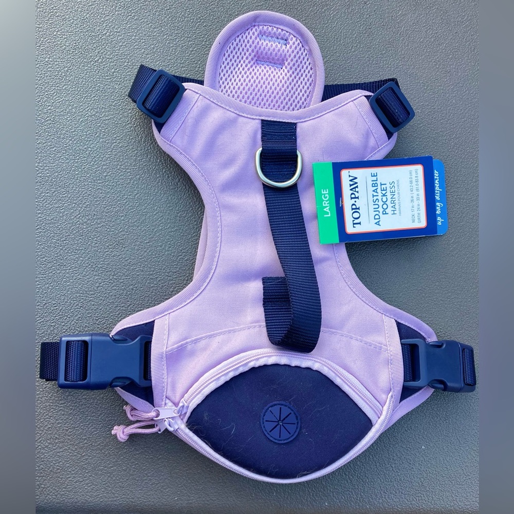 EUC Purple Large Dog Harness.